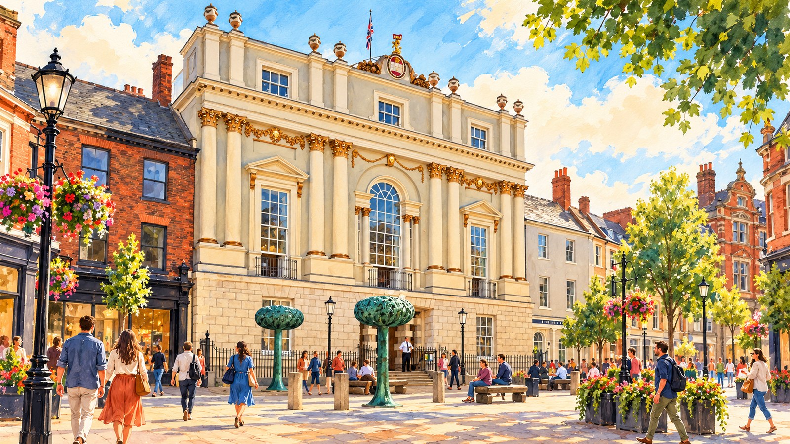 Artist's impression of Doncaster Mansion House